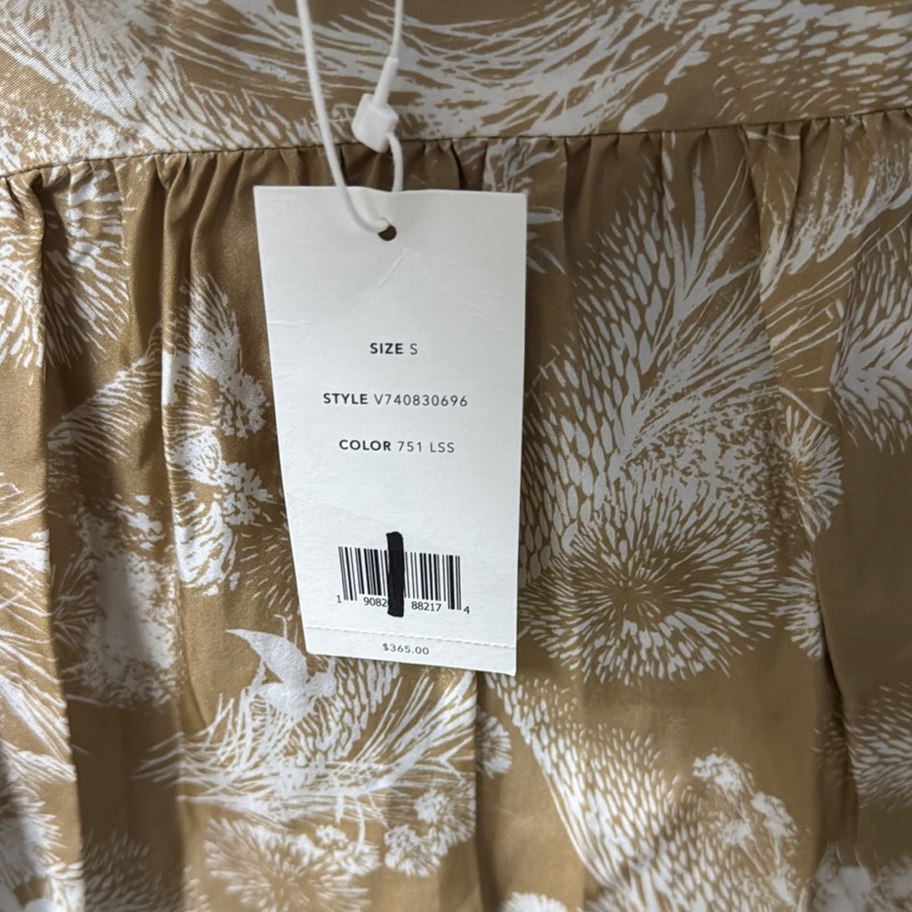 Vince Tan and White Skirt